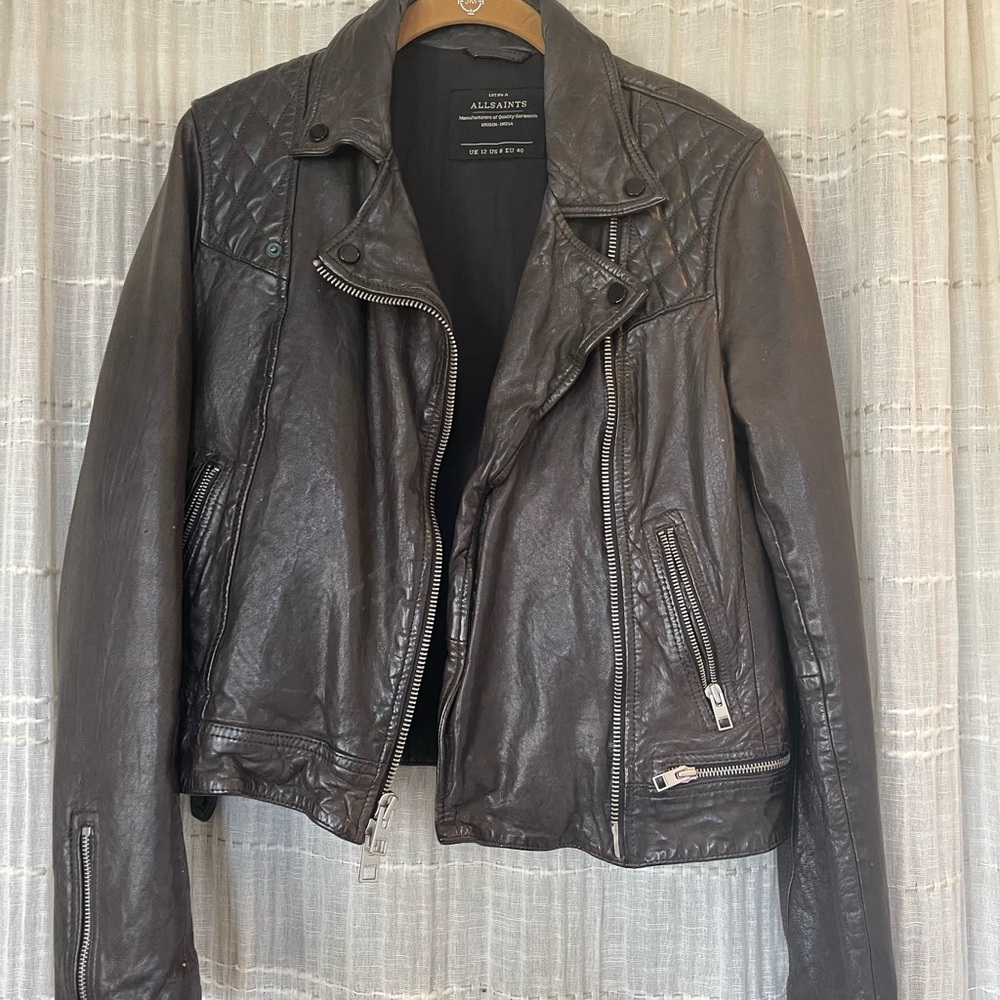 All Saints Leather Jacket